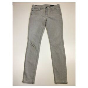 VINCE Robertson Wash 5 Pocket Logo Hardware Skinny Jeans